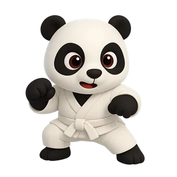 Panda faixa branca